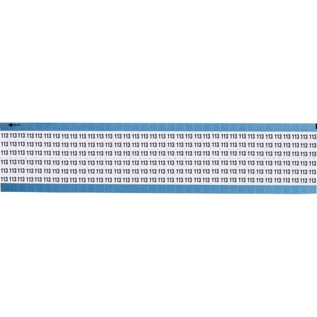 TWM-113-SC-PK Wire Marker 0.75in H x 0.36in W, 113