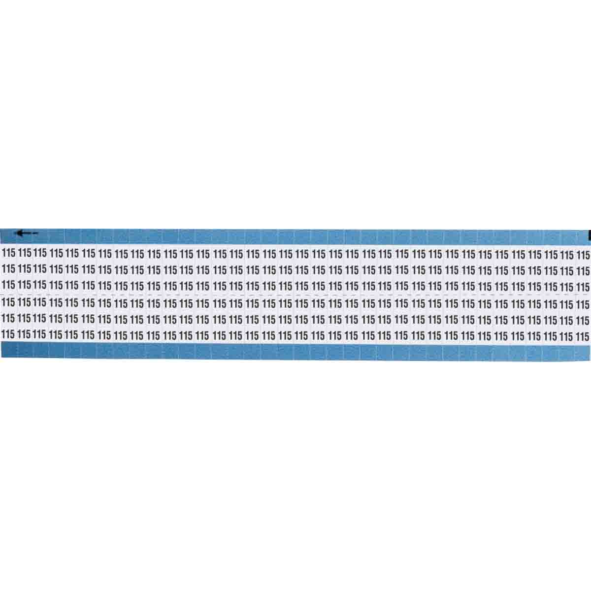 TWM-115-SC-PK Wire Marker 0.75in H x 0.36in W, 115