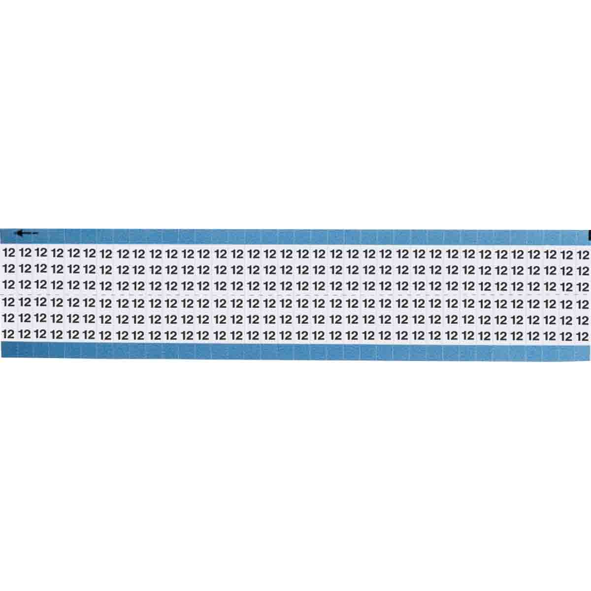 TWM-12-SC-PK Wire Marker 0.75in H x 0.25in W, 12