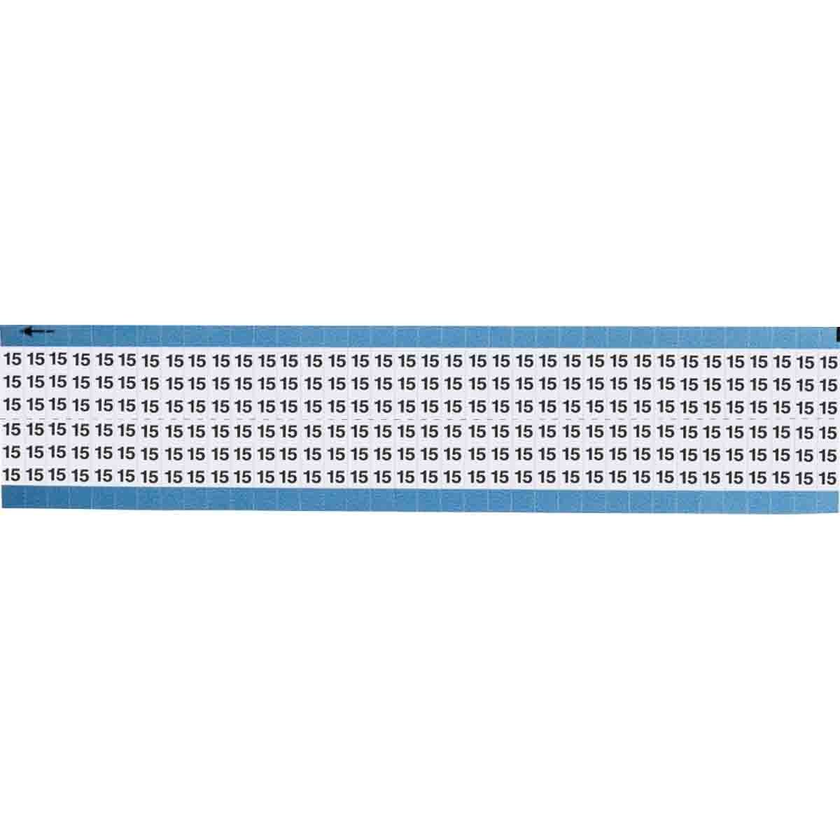 TWM-15-SC-PK Wire Marker 0.75in H x 0.25in W, 15