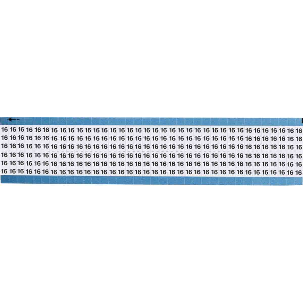 TWM-16-SC-PK Wire Marker 0.75in H x 0.25in W, 16