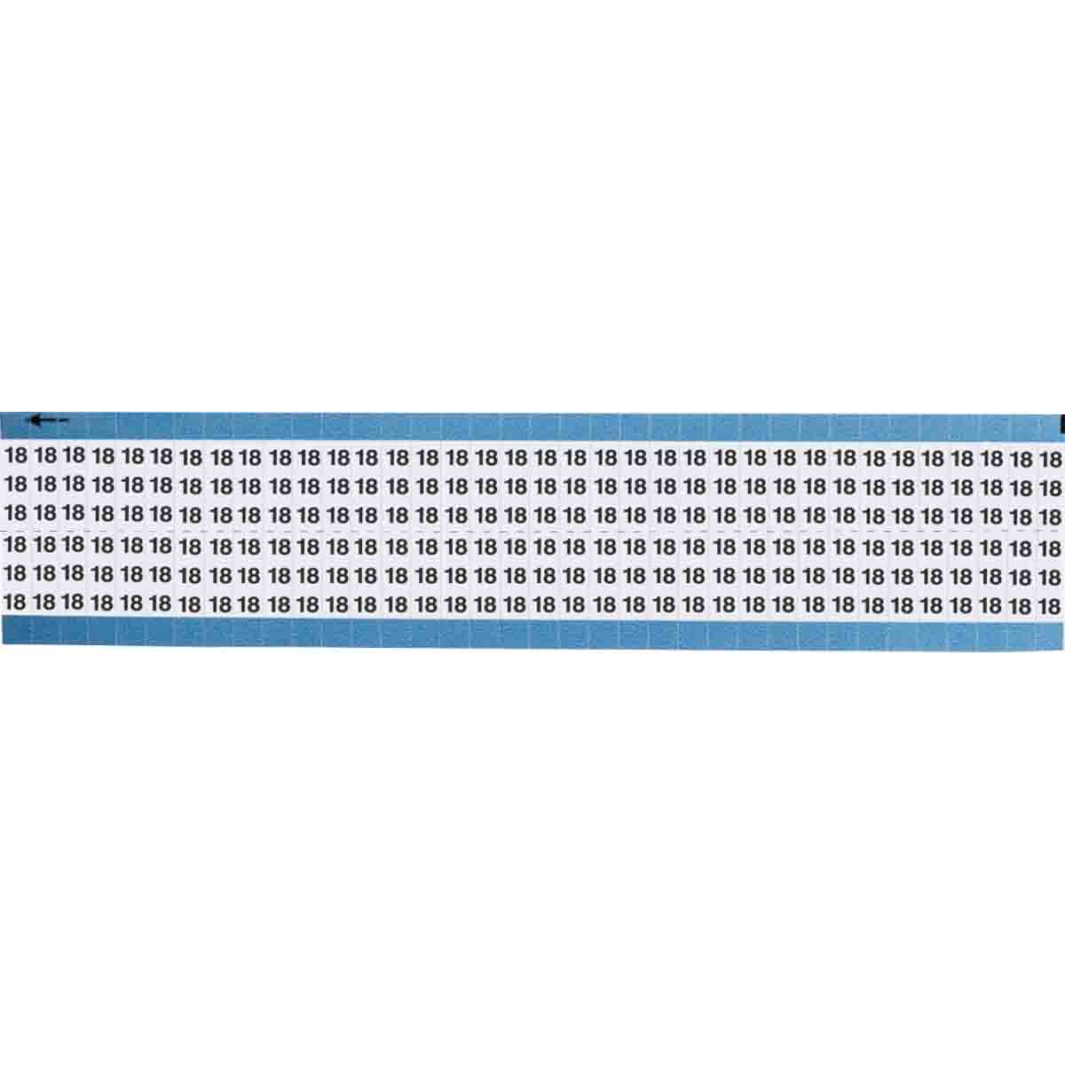 TWM-18-SC-PK Wire Marker 0.75in H x 0.25in W, 18