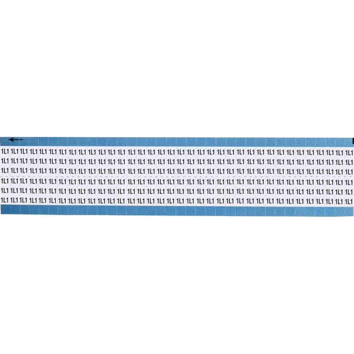 TWM-1L1-SC-PK Wire Marker 0.75in H x 0.36in W, 1L1