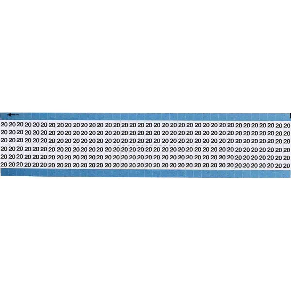 TWM-20-SC-PK Wire Marker 0.75in H x 0.25in W, 20