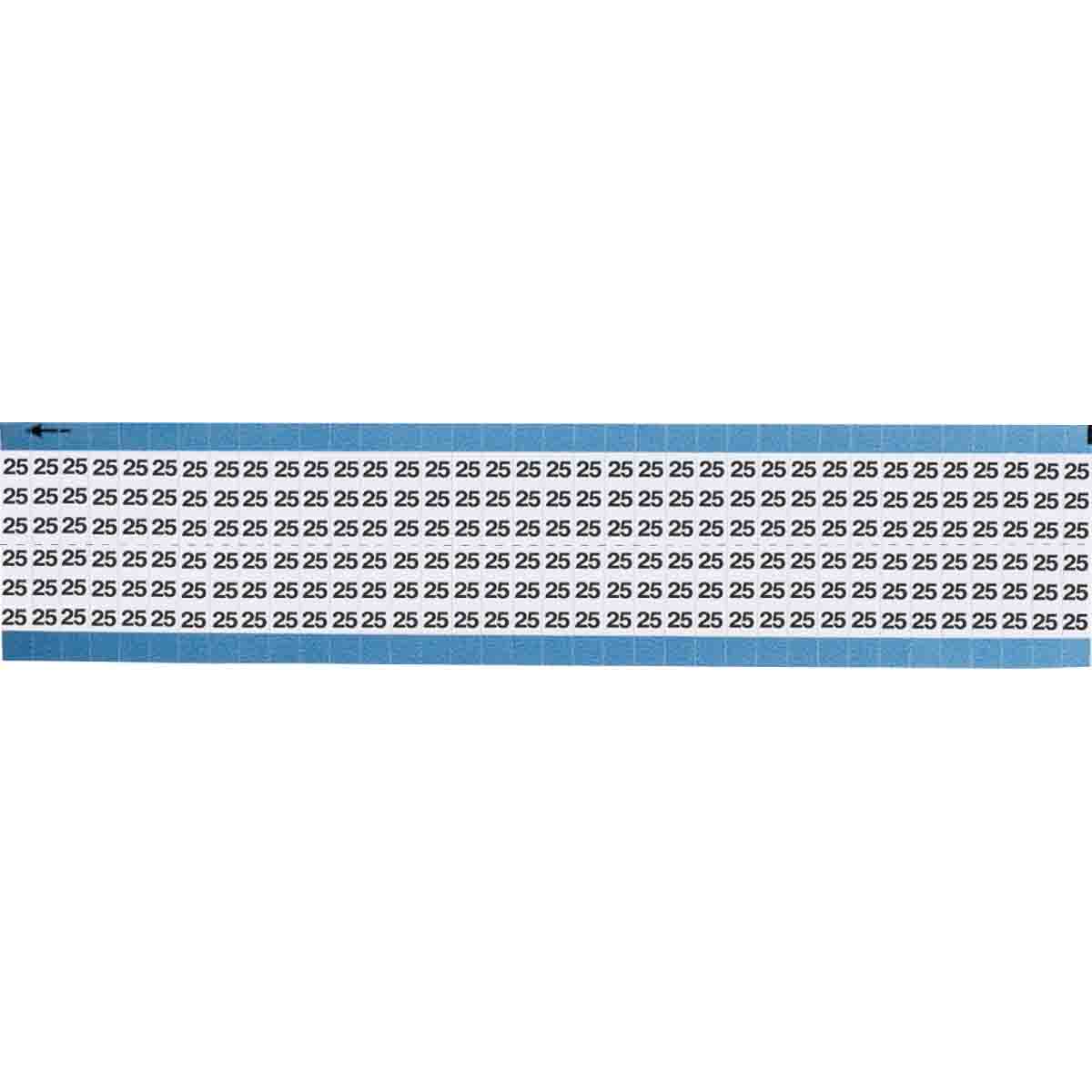 TWM-25-SC-PK Wire Marker 0.75in H x 0.25in W, 25