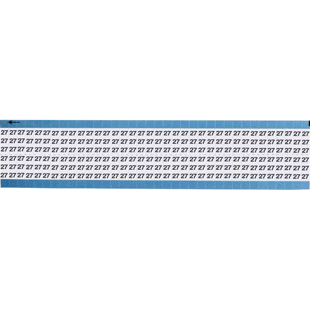 TWM-27-SC-PK Wire Marker 0.75in H x 0.25in W, 27