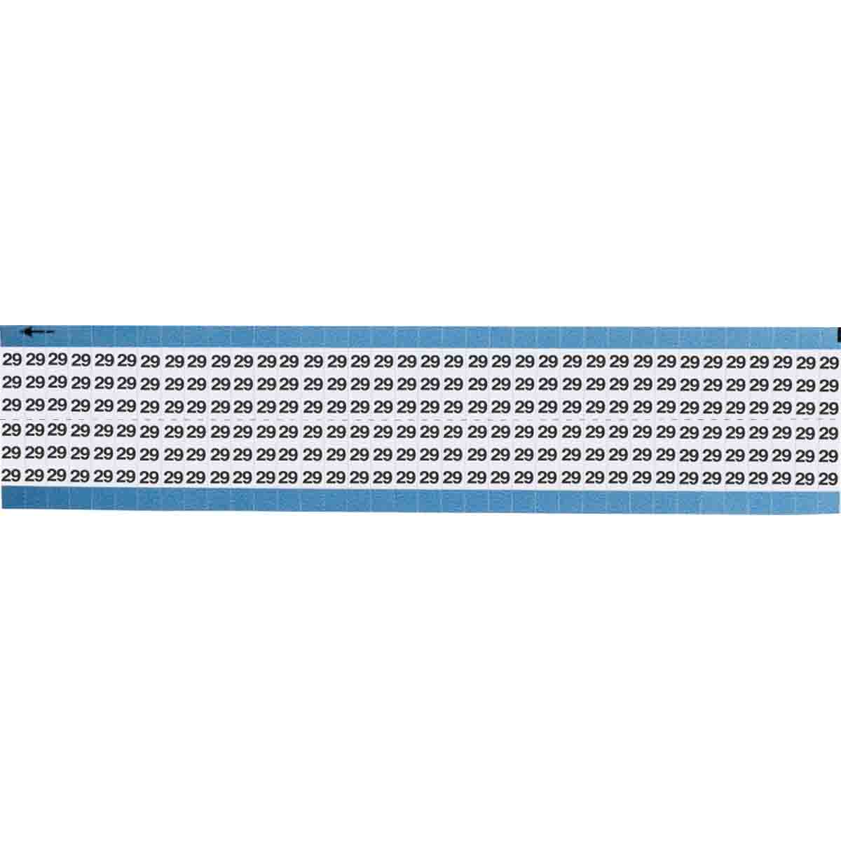 TWM-29-SC-PK Wire Marker 0.75in H x 0.25in W, 29