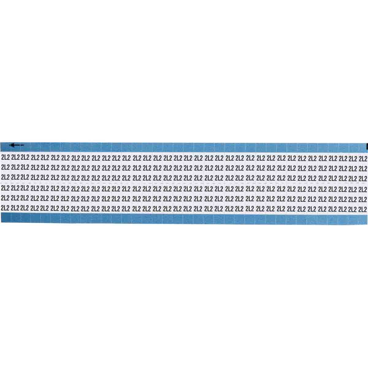 TWM-2L2-SC-PK Wire Marker 0.75in H x 0.36in W, 2L2
