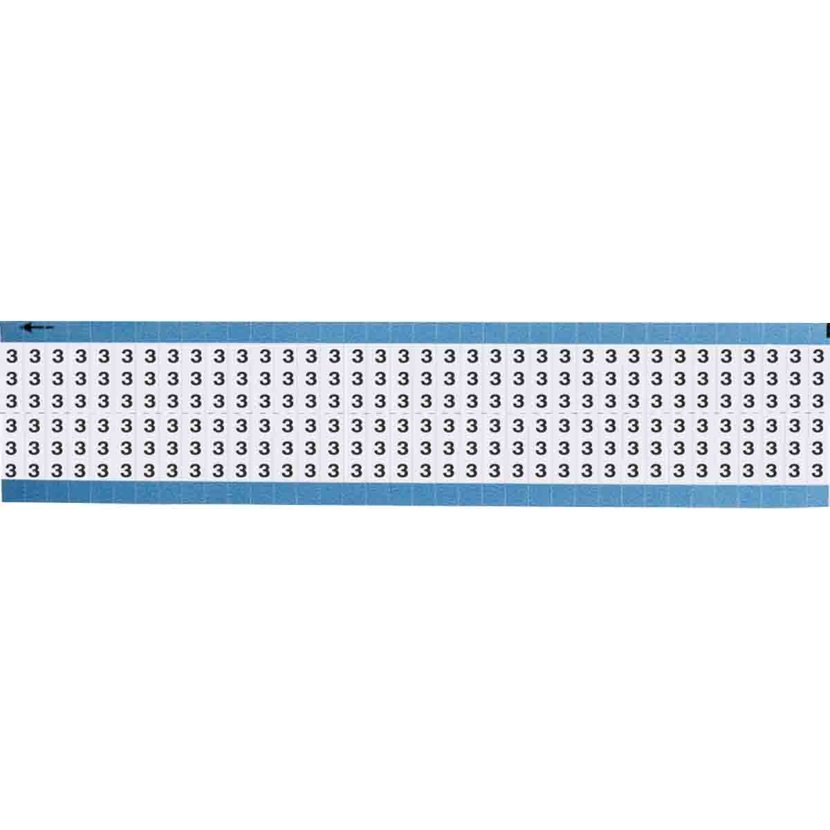 TWM-3-SC-PK Wire Marker 0.75in H x 0.25in W, 3
