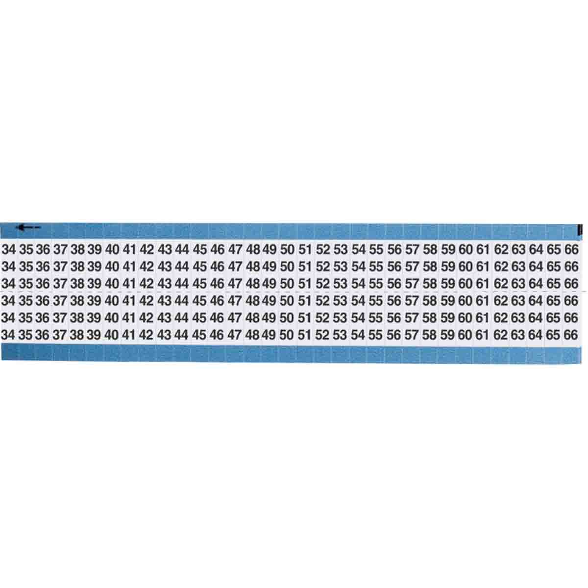 TWM-34-66-SC-PK Wire Marker 0.75in H x 0.27in W, 34 to 66
