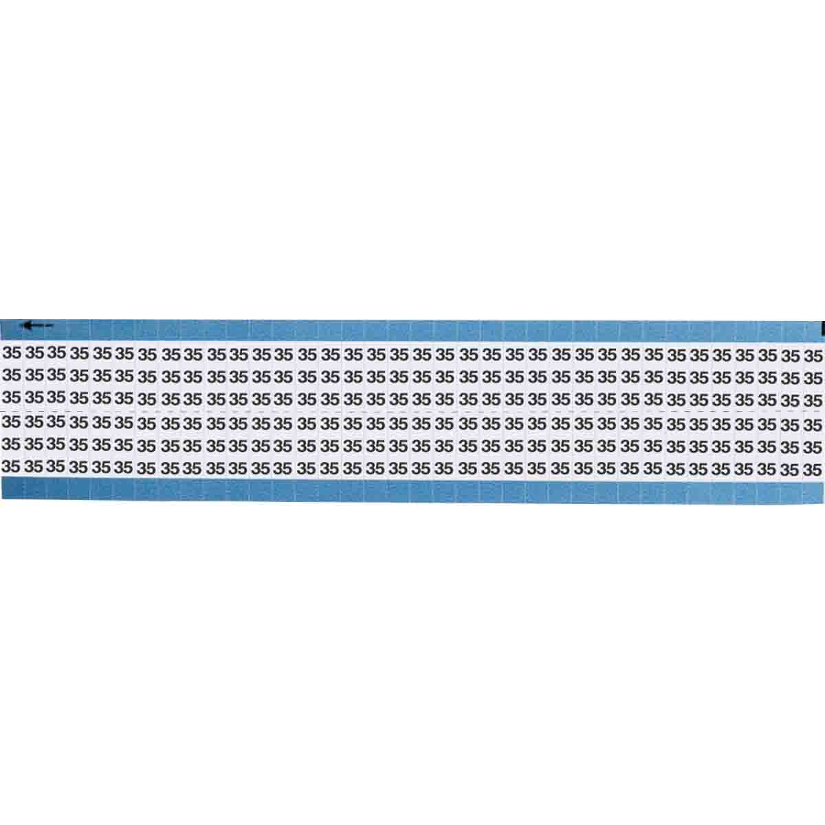 TWM-35-SC-PK Wire Marker 0.75in H x 0.25in W, 35