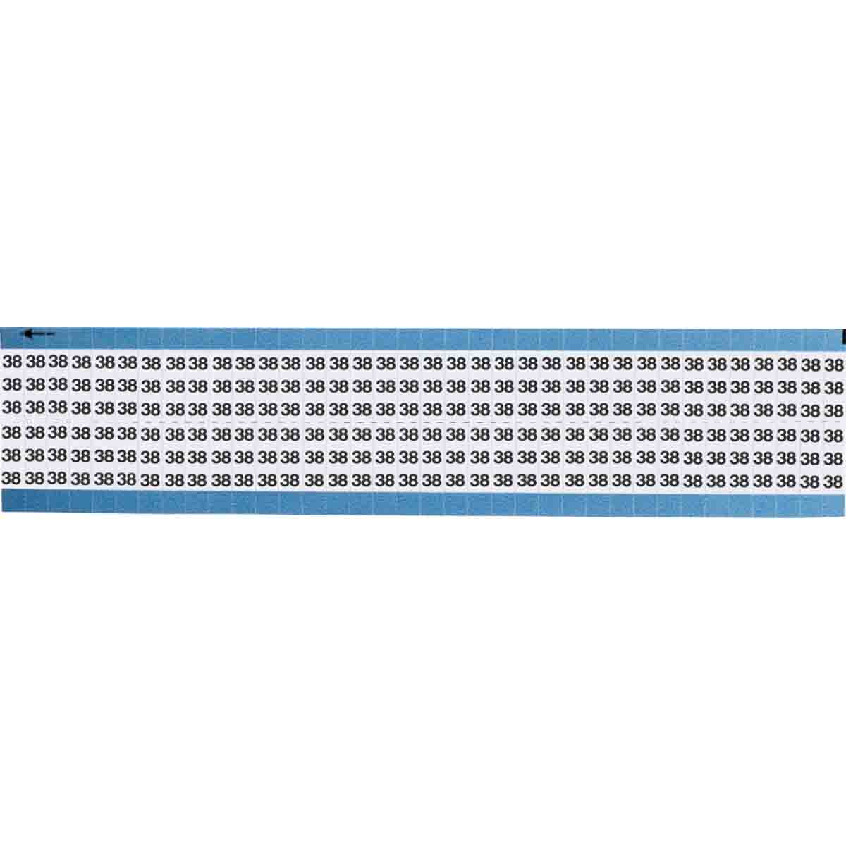 TWM-38-SC-PK Wire Marker 0.75in H x 0.25in W, 38