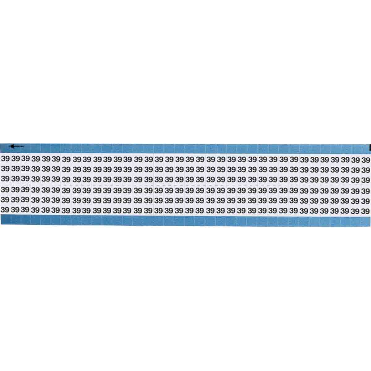 TWM-39-SC-PK Wire Marker 0.75in H x 0.25in W, 39