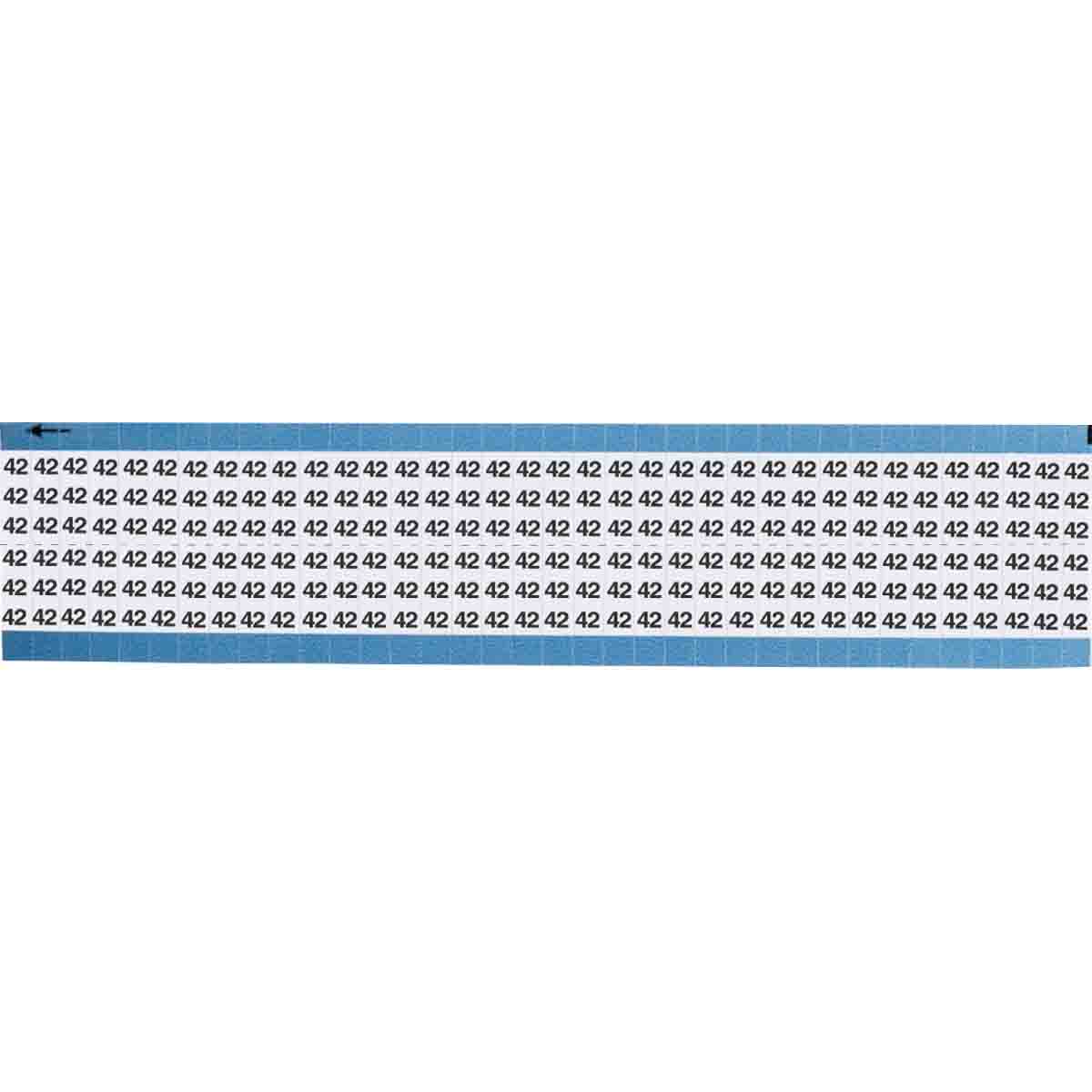 TWM-42-SC-PK Wire Marker 0.75in H x 0.25in W, 42