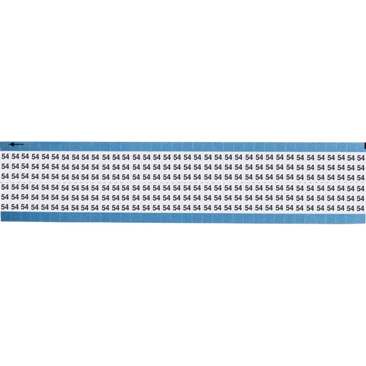 TWM-54-SC-PK Wire Marker 0.75in H x 0.25in W, 54