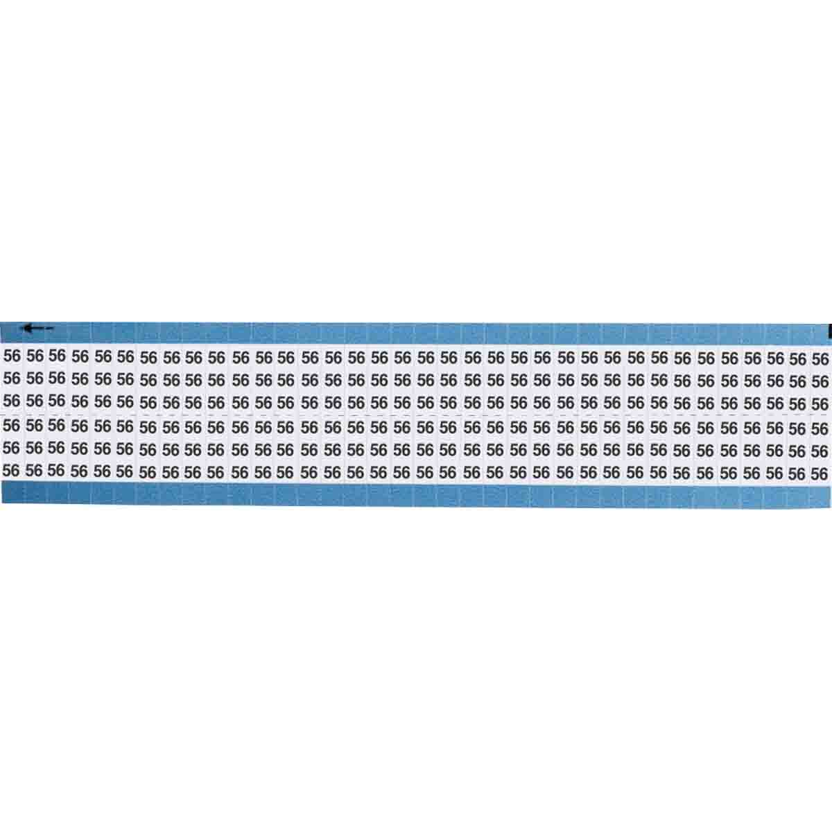 TWM-56-SC-PK Wire Marker 0.75in H x 0.25in W, 56