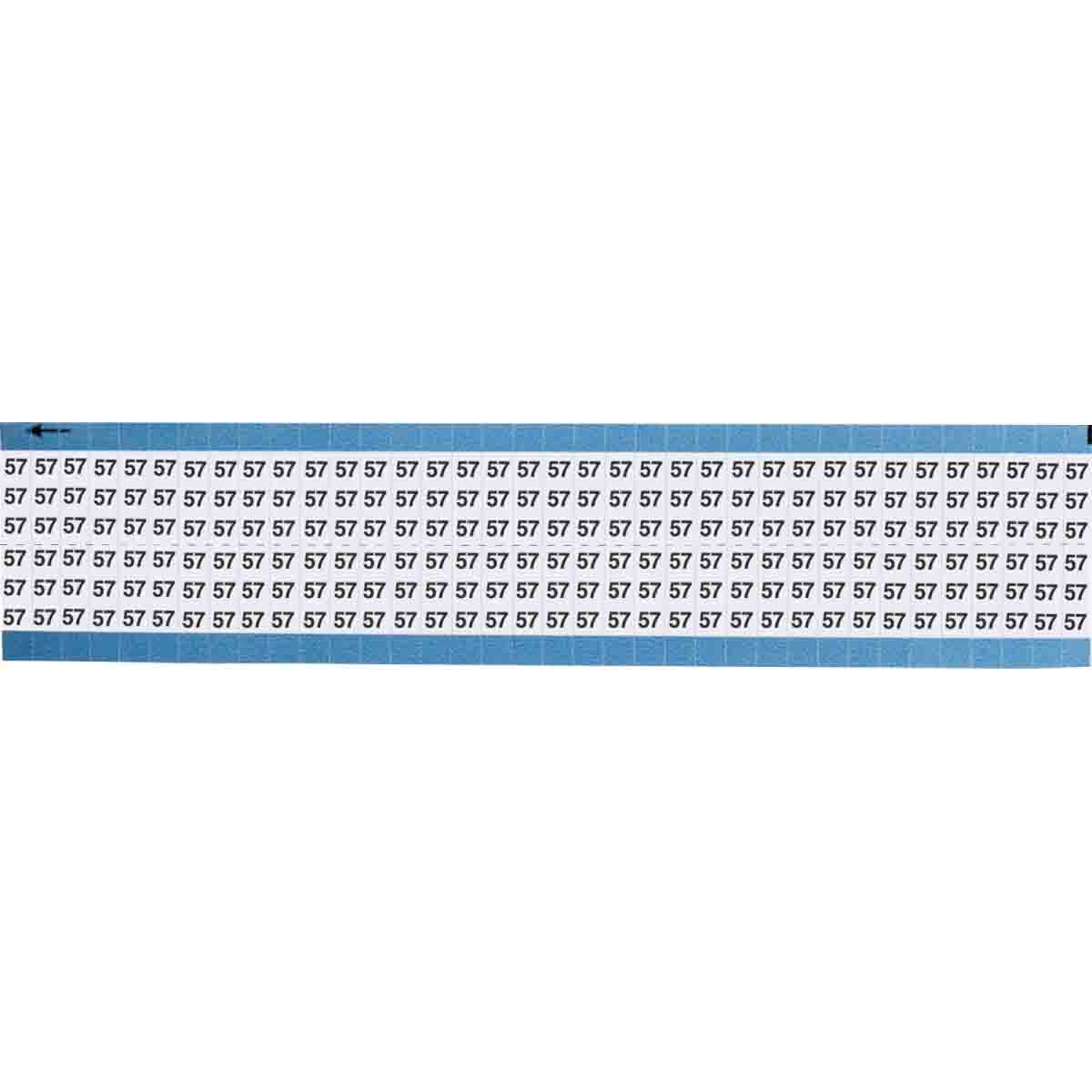 TWM-57-SC-PK Wire Marker 0.75in H x 0.25in W, 57