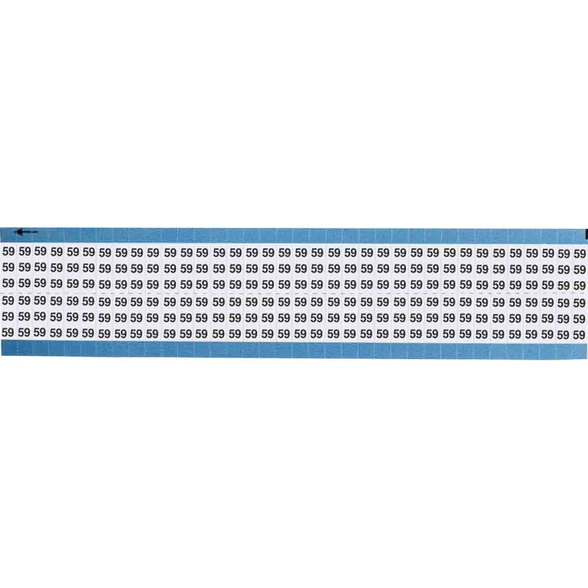 TWM-59-SC-PK Wire Marker 0.75in H x 0.25in W, 59