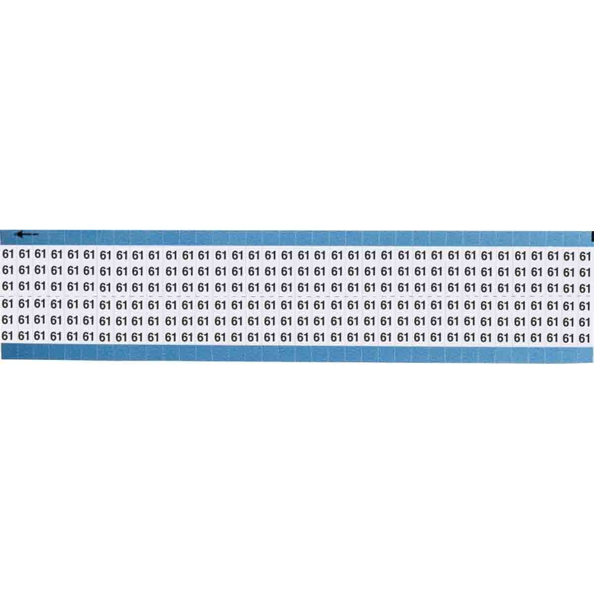 TWM-61-SC-PK Wire Marker 0.75in H x 0.25in W, 61