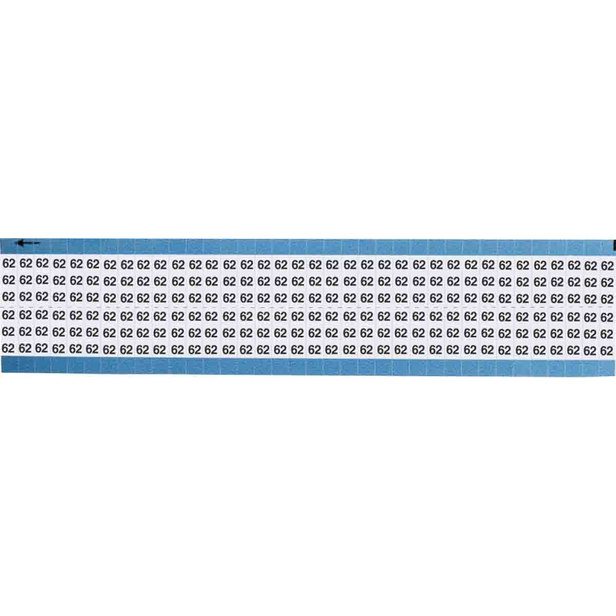 TWM-62-SC-PK Wire Marker 0.75in H x 0.25in W, 62