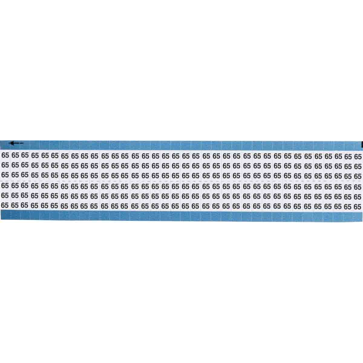 TWM-65-SC-PK Wire Marker 0.75in H x 0.25in W, 65