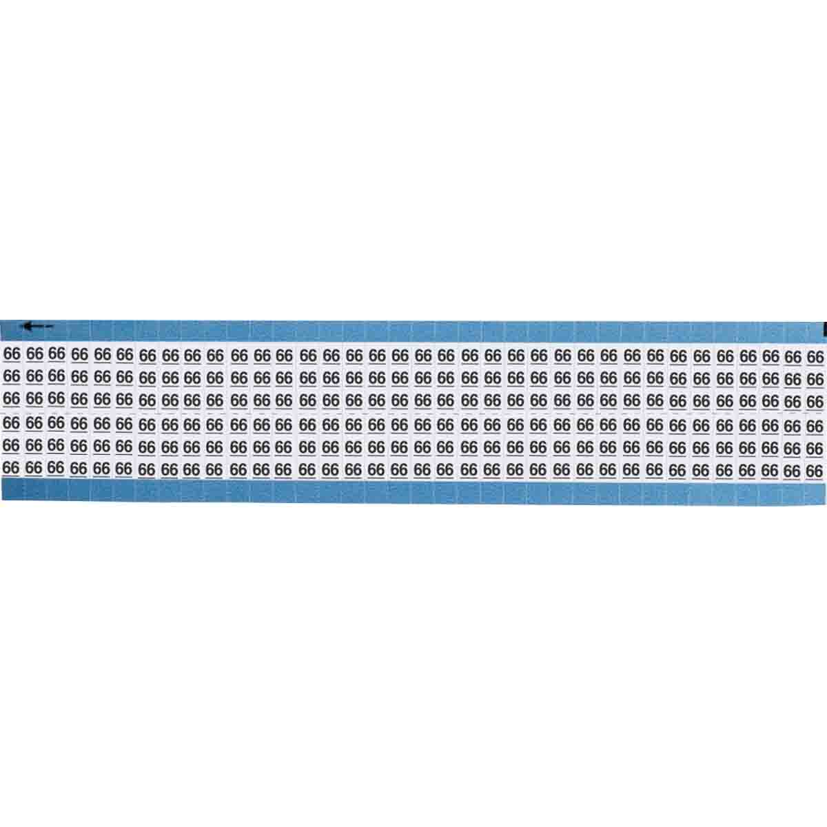 TWM-66-SC-PK Wire Marker 0.75in H x 0.25in W, 66