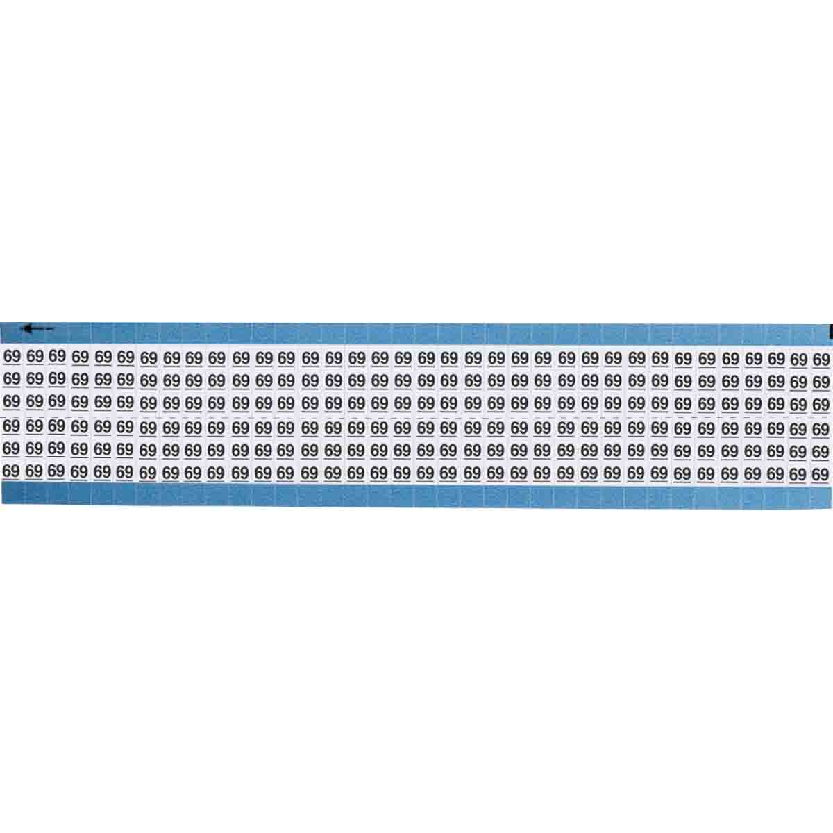 TWM-69-SC-PK Wire Marker 0.75in H x 0.25in W, 69