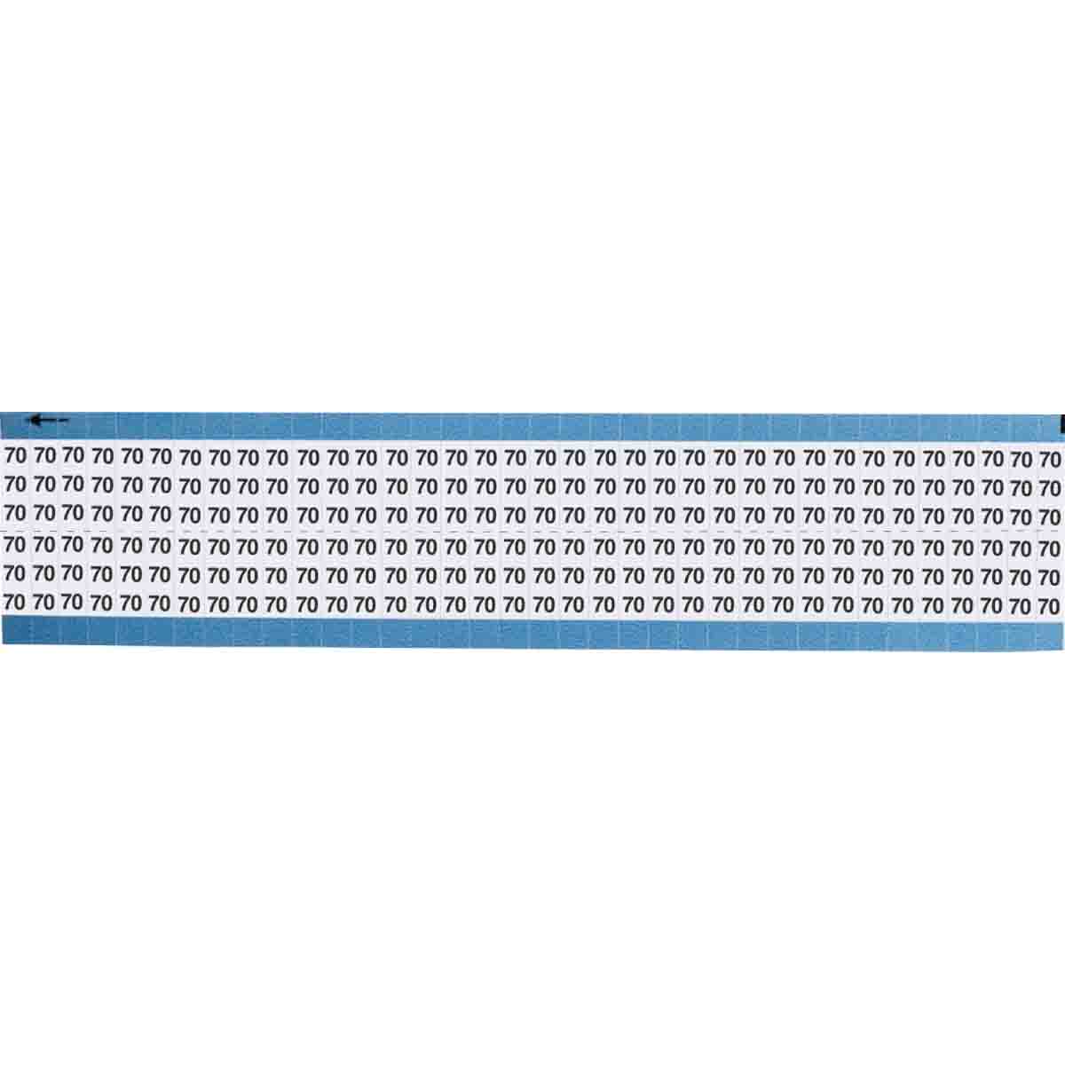 TWM-70-SC-PK Wire Marker 0.75in H x 0.25in W, 70