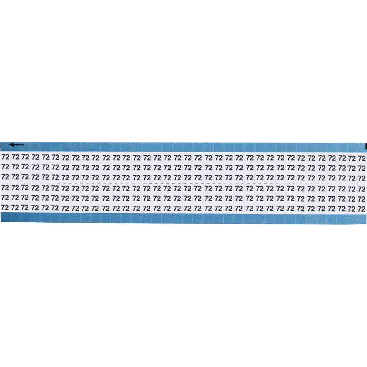 TWM-72-SC-PK Wire Marker 0.75in H x 0.25in W, 72