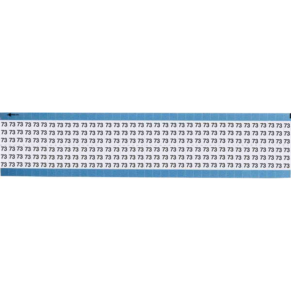TWM-73-SC-PK Wire Marker 0.75in H x 0.25in W, 73
