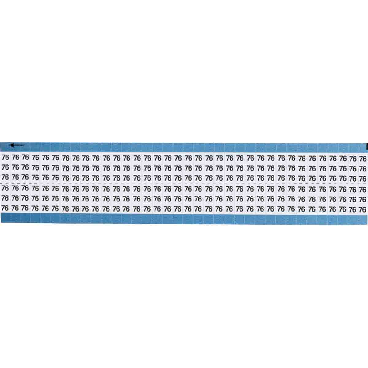 TWM-76-SC-PK Wire Marker 0.75in H x 0.25in W, 76