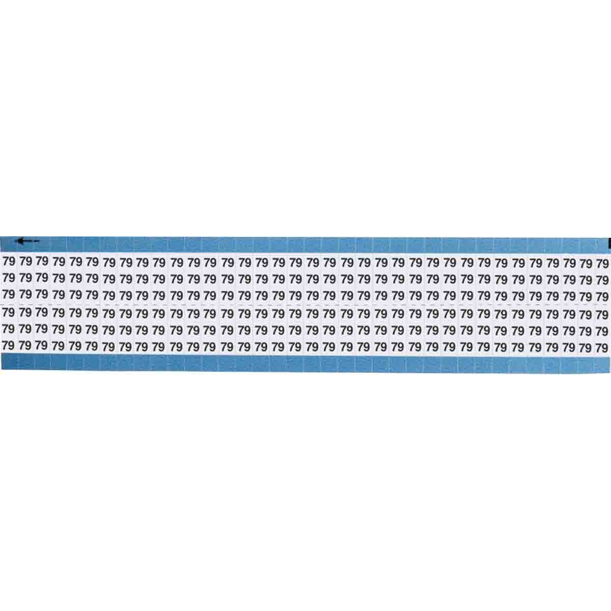TWM-79-SC-PK Wire Marker 0.75in H x 0.25in W, 79