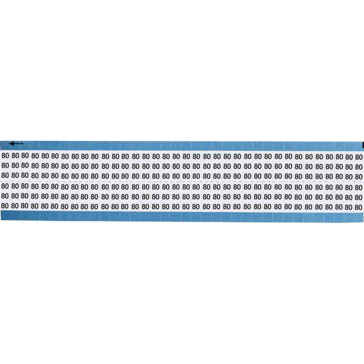 TWM-80-SC-PK Wire Marker 0.75in H x 0.25in W, 80