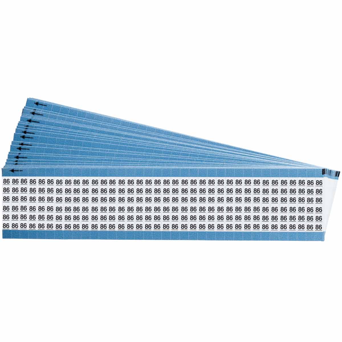 TWM-86-PK Wire Marker 1.5in H x 0.25in W, 86