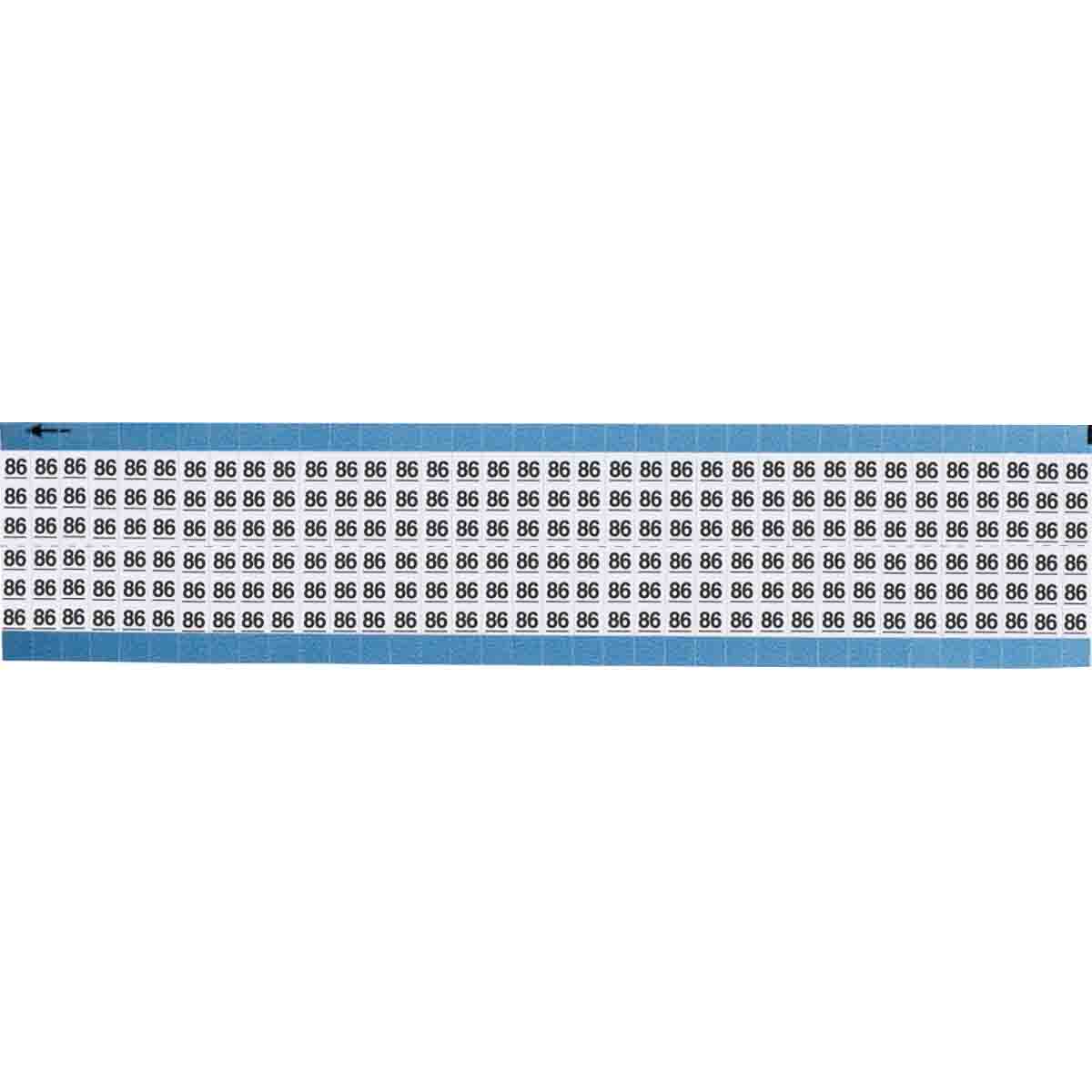 TWM-86-SC-PK Wire Marker 0.75in H x 0.25in W, 86