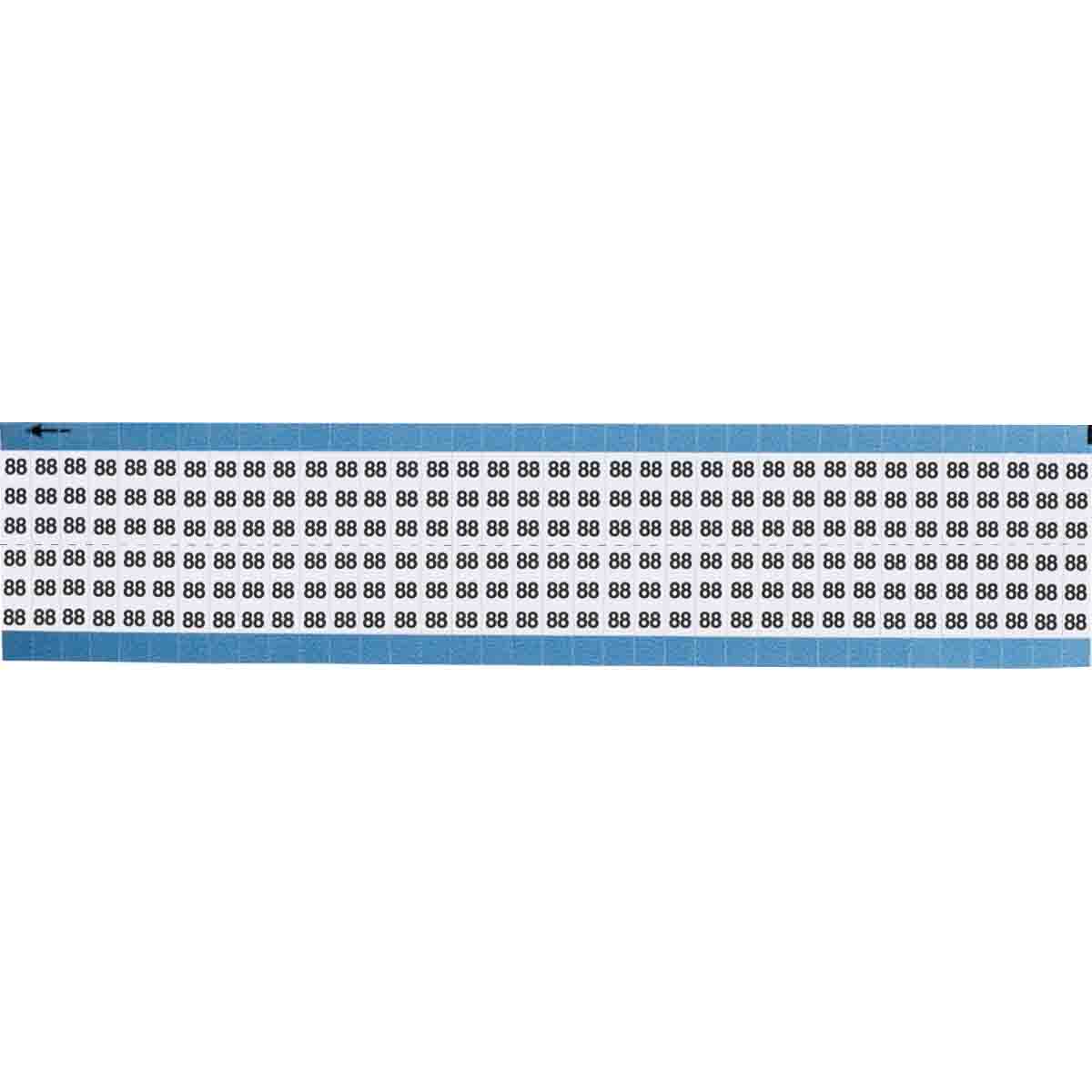 TWM-88-SC-PK Wire Marker 0.75in H x 0.25in W, 88