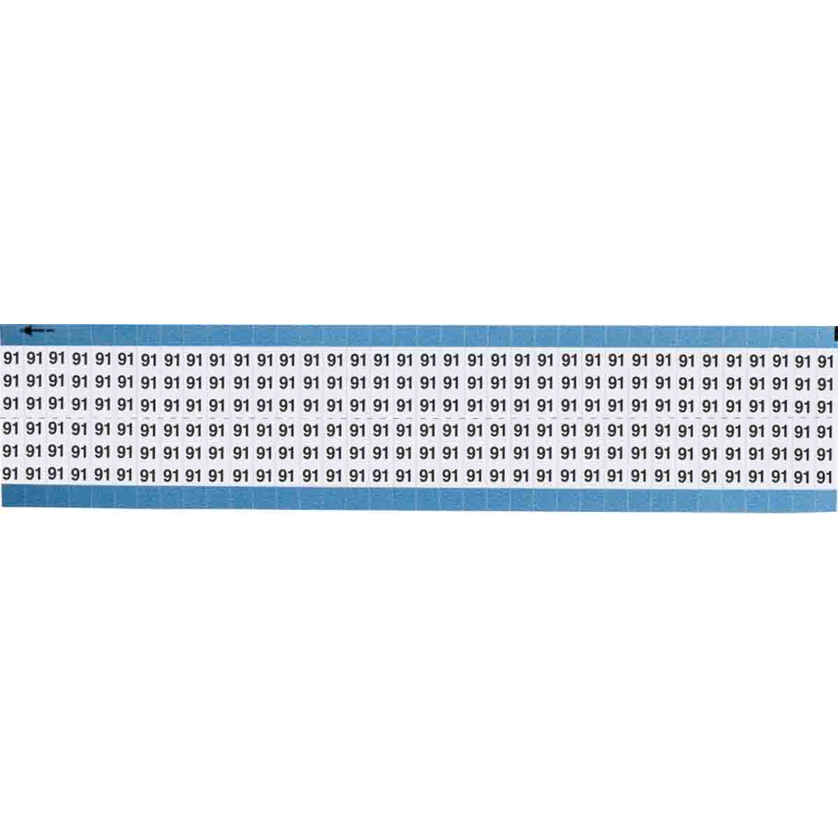 TWM-91-SC-PK Wire Marker 0.75in H x 0.25in W, 91