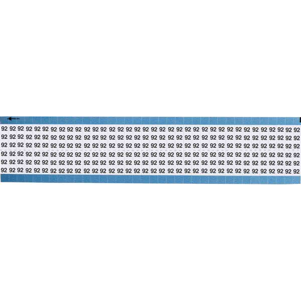 TWM-92-SC-PK Wire Marker 0.75in H x 0.25in W, 92