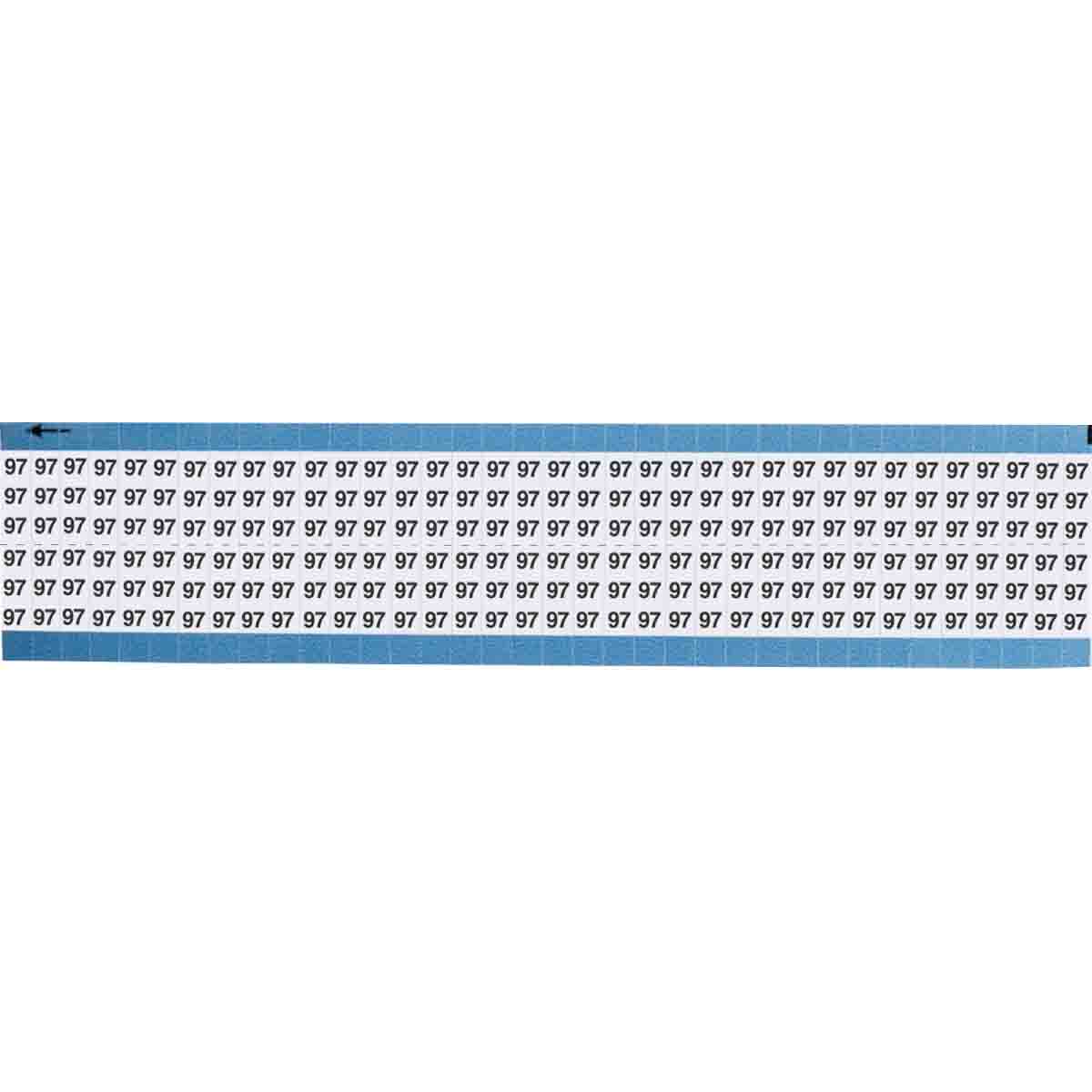 TWM-97-SC-PK Wire Marker 0.75in H x 0.25in W, 97