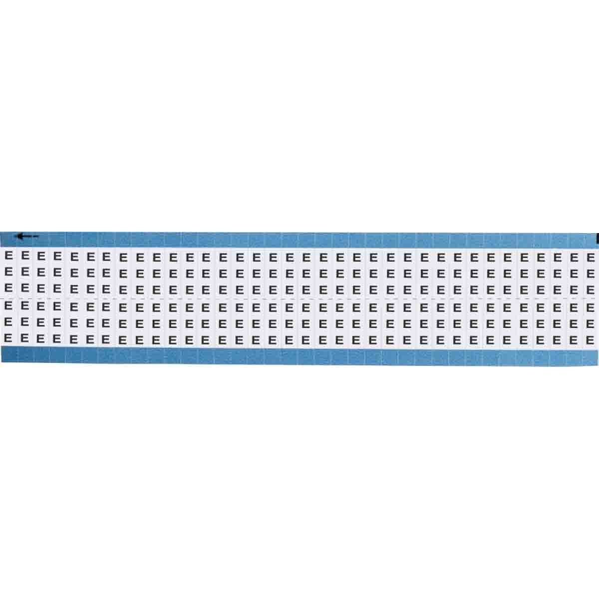 TWM-E-SC-PK Wire Marker 0.75in H x 0.25in W, E