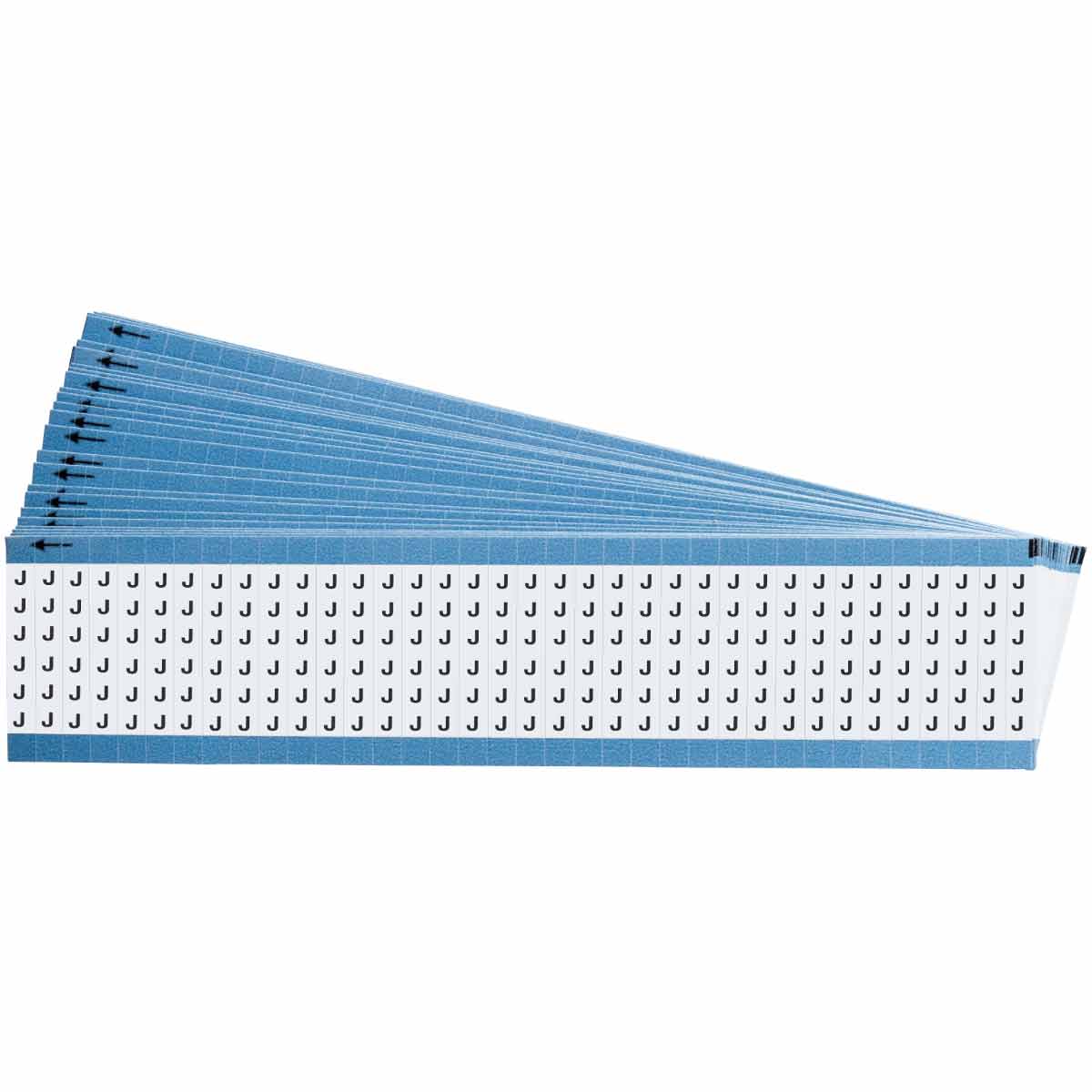 TWM-J-PK Wire Marker 1.5in H x 0.25in W, J