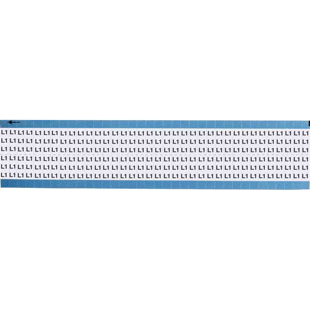 TWM-L1-SC-PK Wire Marker 0.75in H x 0.25in W, L1