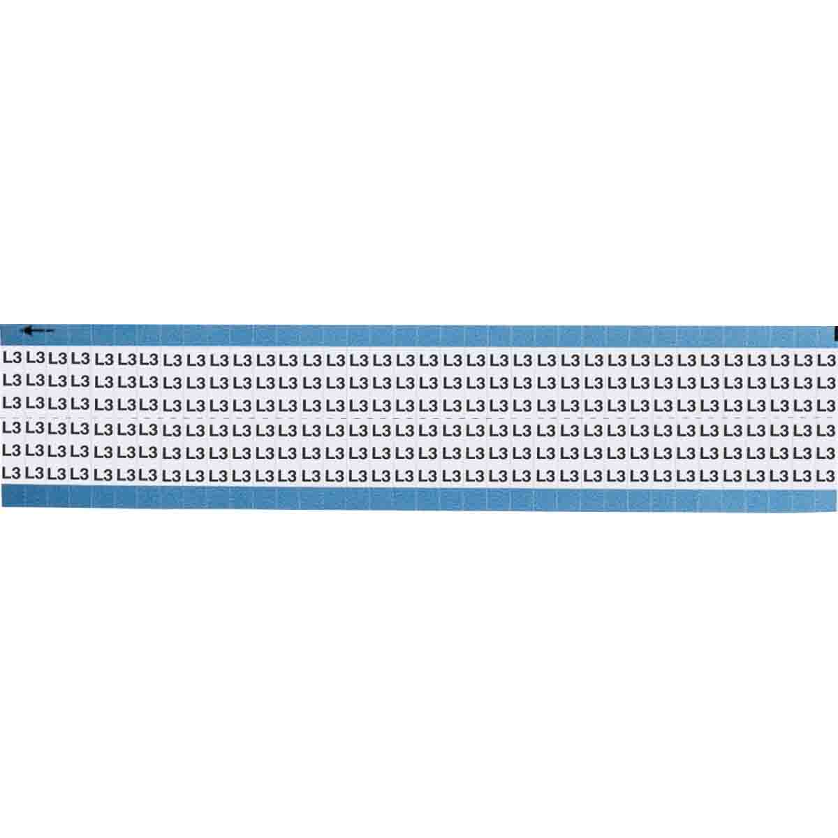 TWM-L3-SC-PK Wire Marker 0.75in H x 0.25in W, L3