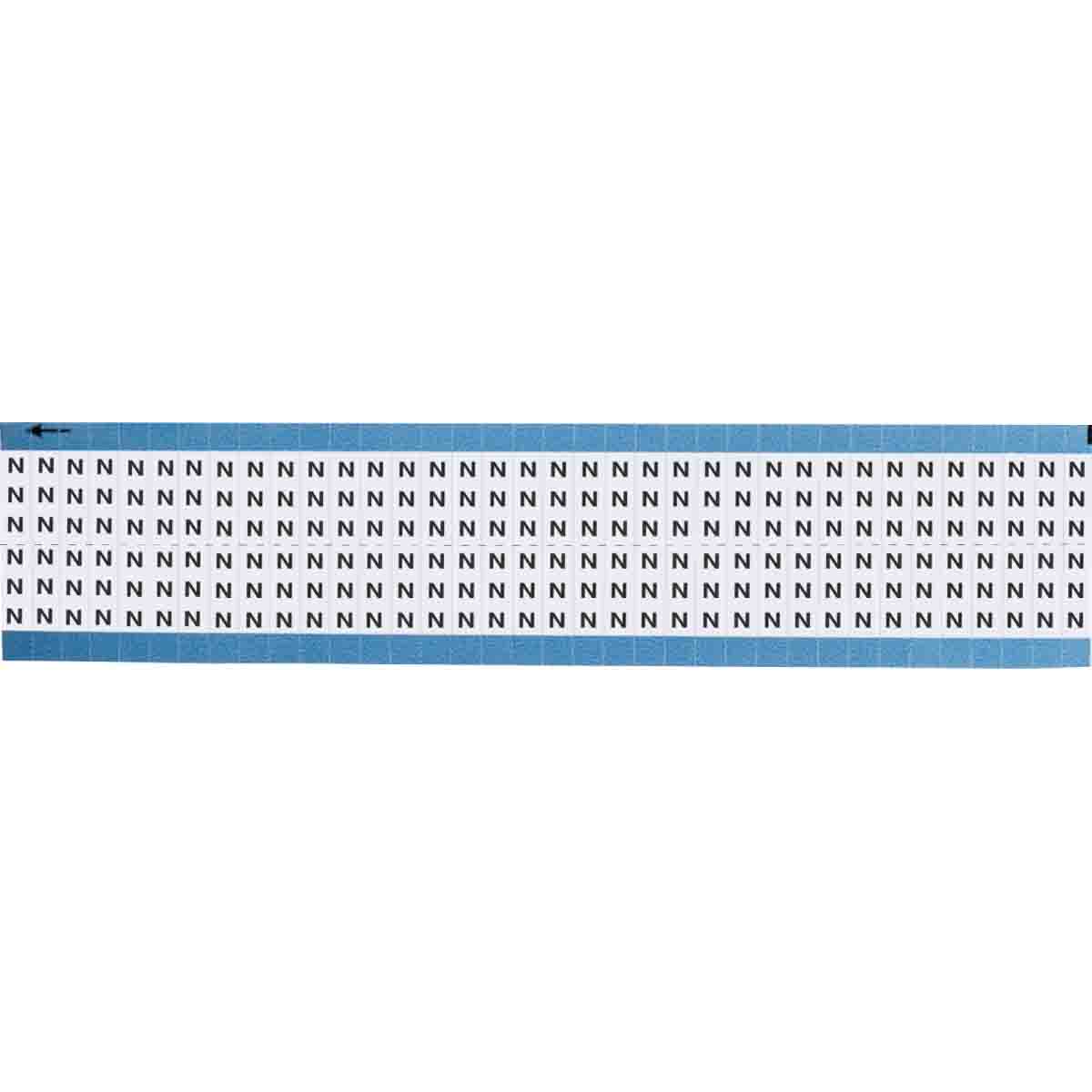 TWM-N-SC-PK Wire Marker 0.75in H x 0.25in W, N