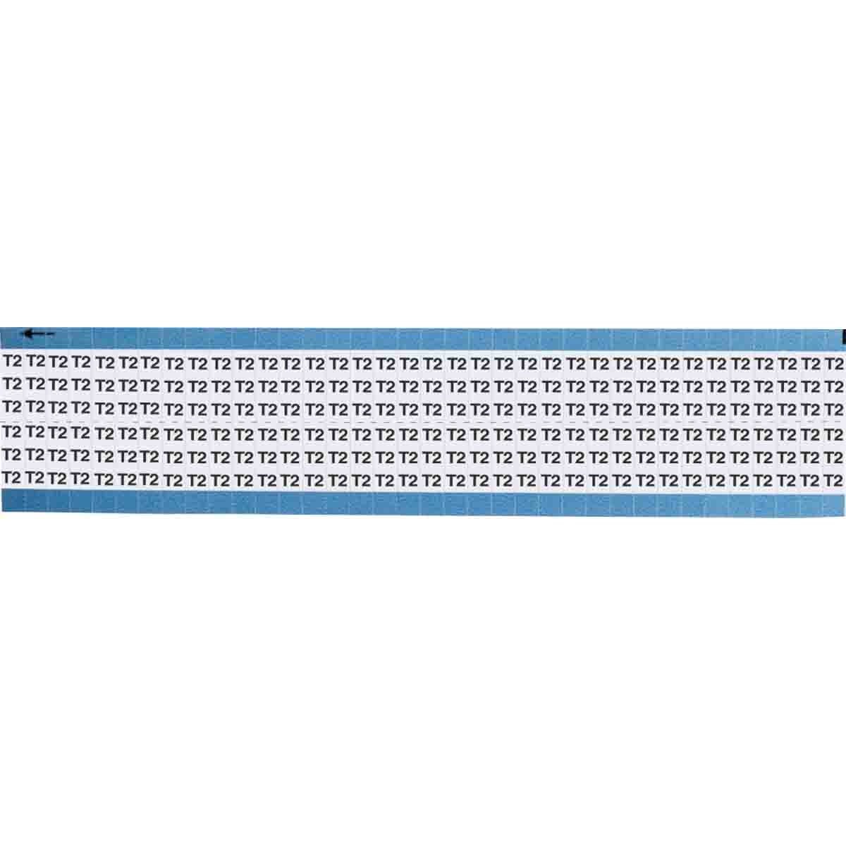 TWM-T2-SC-PK Wire Marker 0.75in H x 0.25in W, T2