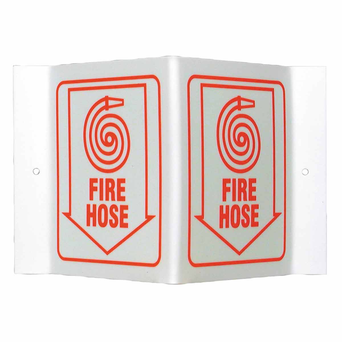 V1FHG1G PRINZING V RED/GLOW FIRE HOSE