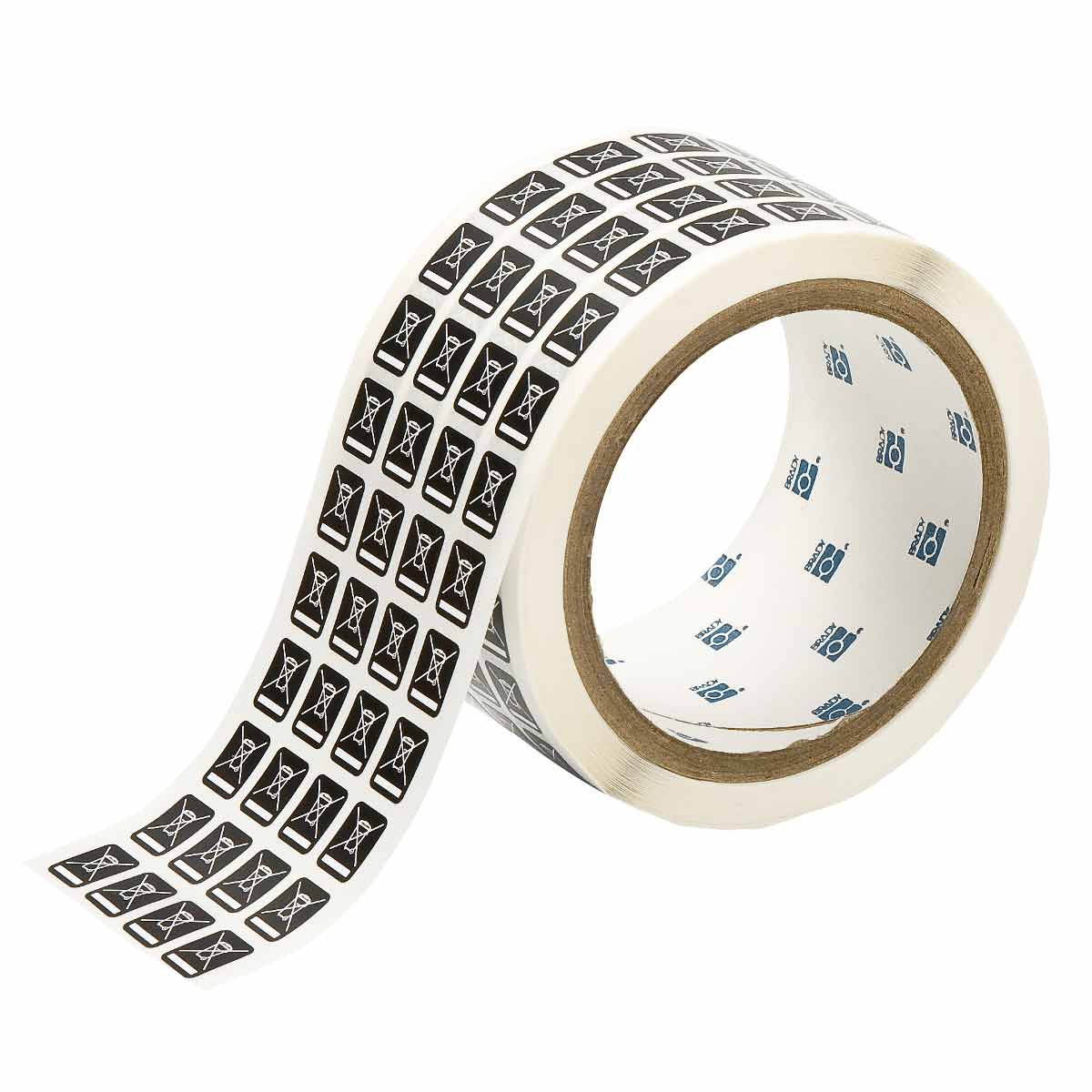 WEEE-1-.5-BK LABEL, 0.5 IN H X 0.4 IN W