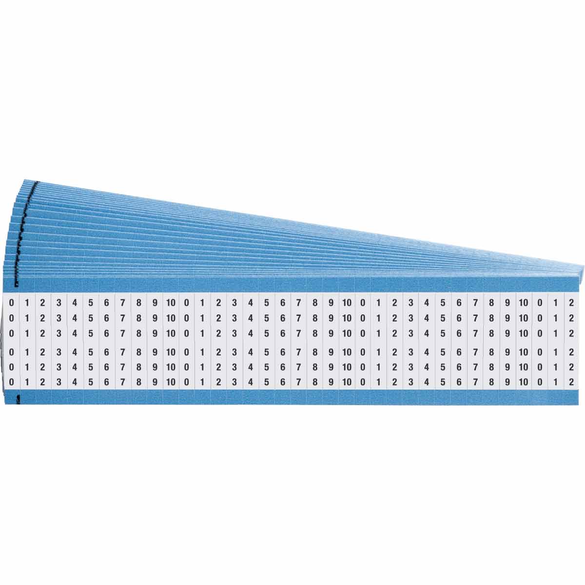 WM-0-10-PK Wire Marker 1.5in H x 0.25in W, 0 to 10