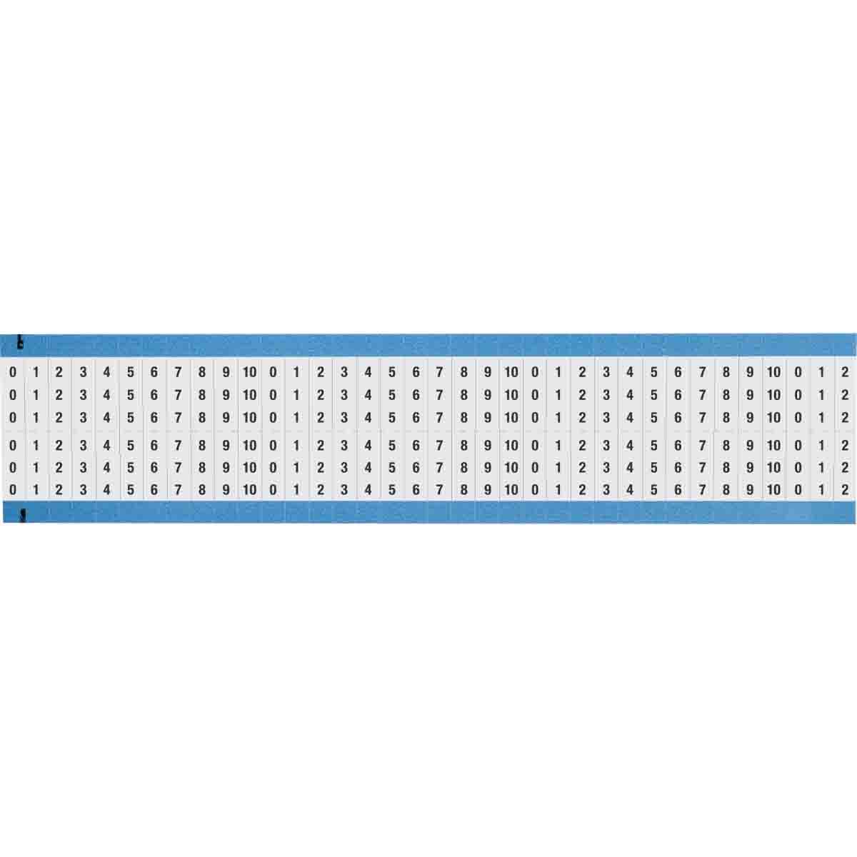 WM-0-10-SC-PK Wire Marker 0.75in H x 0.25in W, 0 to 10