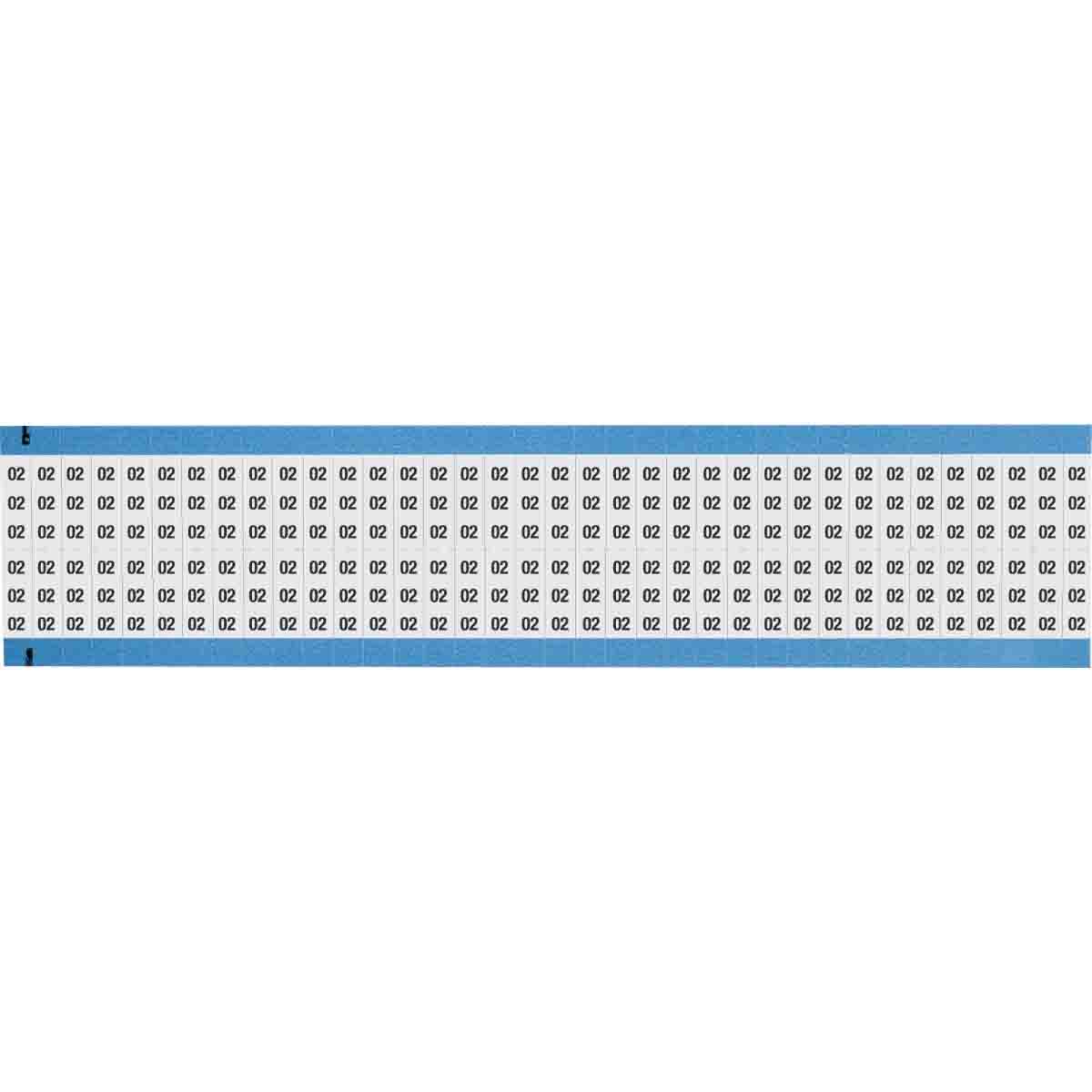 WM-02-S-SC-PK Wire Marker 0.75in H x 0.25in W, 2